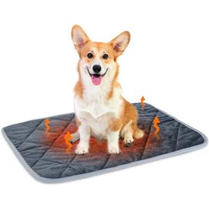 Nobleza Tappetino Autoriscaldante Gatti e Cani 70x48 cm, Caldo Lavabile | Coperta riscaldante domestici animali senza elettricità, pad caldo antiscivolo, termica letto stuoia per cuccia invernale