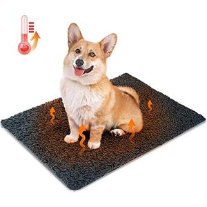 Nobleza Coperta Autoriscaldante Cani e Gatti 70x50 cm, Silenzioso Caldo | Tappetino termico senza elettricità, coperta termica lavabile antiscivolo cane, tappetino antiscivolo adatto cuccia balcone