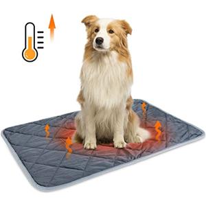 Nobleza Tappetino Autoriscaldante Gatti e Cani 88x58 cm, Caldo Lavabile | Coperta riscaldante domestici animali senza elettricità, pad caldo antiscivolo, termica letto stuoia per cuccia invernale