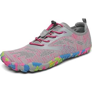 SAGUARO Scarpe Barefoot Uomo Donna, Scarpe Minimaliste A Piedi Nudi per Trail Running Trekking Palestra, Punta Ampia e Suola Piatta