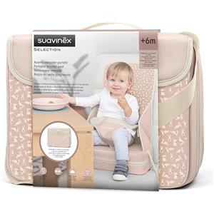 Suavinex Italia Srl Suavinex Wonder Rialzo Sedia Portatile Pieghevole Per Bambini 6-36 Mesi Rosa