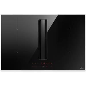 Elica EL Elica Piano cottura a induzione con cappa integrata NIKOLATESLA ALPHA ADVANCE SL BL/A/83 PRF0210752 finitura nero da 83 cm