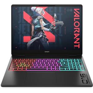 HP OMEN, Notebook Gaming, 16", NVIDIA RTX 5070 8GB | Notebook Gaming, IPS 165 Hz 2K, Intel Core Ultra 9 275HX, 32 GB RAM, 1 TB SSD, FreeDOS, Nero, QWERTY Italiano