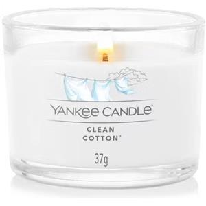 Yankee Candle Clean Cotton - Votive Candela Mini, 37g