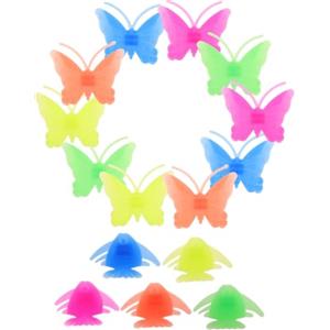ULTECHNOVO 52 Pezzi Decorazioni per Raggi Bici a Clip, Pesci e Farfalle | Ornamenti per Ruote, Design Combinabile, Uso e Bici senza Pedali, Gioco All'aperto