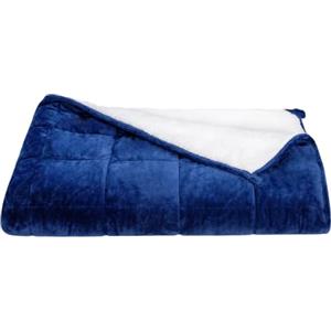 Dailydream Therapy, coperta ponderata in soffice pile, 4,5 kg, per adulti, 135 x 200 cm, colore: blu