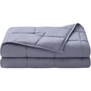 Dailydream Coperta ponderata terapeutica cotone, 4,5 kg, per adulti, 135 x 200 cm, grigio