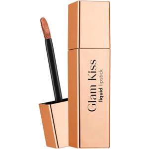 Flormar Glam Kiss - Rossetto liquido con una tenuta fino a 16 ore, finitura lucida in vetro lucido e a lunga durata, 004 Cocoa Whisper, 3,5 ml
