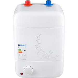 Fetcoi 8L Scaldacqua istantaneo elettronico con serbatoio per acqua calda, scaldabagno elettrico. Flusso istantaneo di acqua calda, temperatura dell'acqua regolabile: 30-75°C