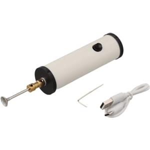 Marchfunny Plastica Metallo Elettrico Snooker Tip Shaper Bianco | Corpo in plastica resistente, testa in metallo, dischi sostituibili, uso a lungo termine, facile da pulire