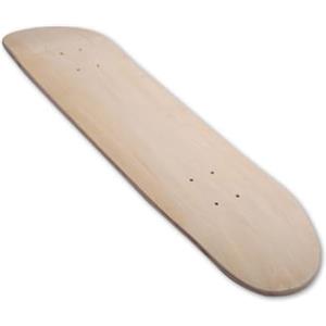 Générique Tavola da skateboard - Acero da 20.3 cm, tavola vergine doppia concava | Tavola ad alta elasticità, piattaforma in legno naturale a 8 strati, per torri del parco di strada, salti,