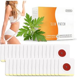 Probuk 30 Pezzi Patch Dimagranti, Cerotti Brucia Grassi per Pancia e Vita, Slimming Patch Anticellulite,Cerotti Dimagranti Efficaci,Traspirante e Confortevole,Aiuto Supporta Una Silhouette Curata