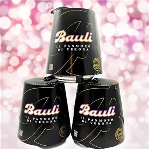 Bauli 3X Bauli Il Pandoro Panmoro di Verona Panmoro con Cacao, Gocce di Cioccolato Bustina di Cacao Zuccherato 100g