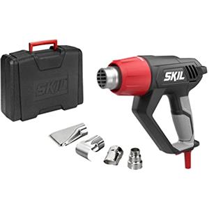 SKIL Ventilatore ad aria calda 8003 FD (2000 Watt, temperatura di funzionamento: 70 °C/450 °C/600 °C, flusso d'aria 350 - 550 l/min, pistola termica con valigetta + ugelli, lunghezza cavo 2,75 m)