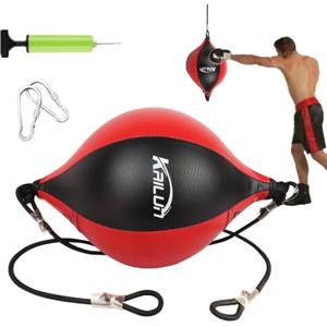 Generic Sacco da boxe veloce, sacco da boxe reflex Palla leggera regolabile | Porta per allenamento di precisione, boxe, marziali miste, allenamento tailandese