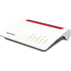 AVM FRITZ!Box 7590 Edition International, Modem Router Wi-Fi AC+N Con 1.733 MBit/s (5GHz) & 800 MBit/s (2,4 GHz), ADSL/VDLS Fino A 300 MBit/s, Mesh, Base DECT, Media Server, Interfaccia In Italiano