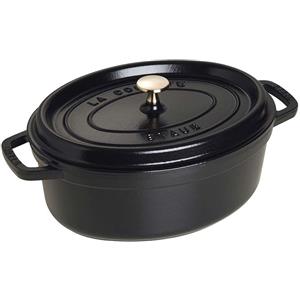 Staub Cocotte ovale in ghisa Nero 29 cm