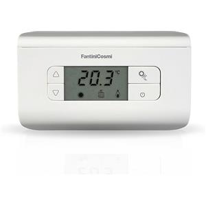 Fantini Cosmi Termostato Ambiente Fantini Cosmi CH115 a Batterie Bianco Bianco Batterie