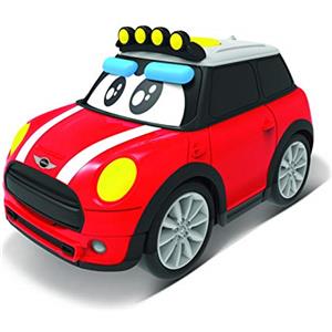 Burago- Bburago BB Junior Mini Cooper Ridere & Play Macchina Giocattolo prescolare, Colore Multiplo, B16-81205
