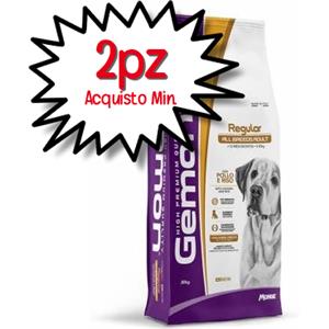 MONGE GEMON CANE CROCCHETTA ADULT ALL BREEDS REGULAR POLLO E RISO 20 KG [PREZZO A CONFEZIONE - acquisto min. 2 confezioni]