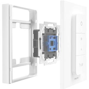 Mobilefox Coperchio universale per interruttore di intensità Philips Hue - Adattatore V2 - Bianco - 8 x 12,5 cm