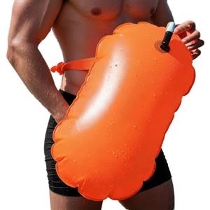 Générique Ciambella da nuoto - galleggiante da nuoto gonfiabile in acqua libera | Salvagente gonfiabile con cintura regolabile e ad alta visibilità, galleggiante da nuoto impermeabile in acqua libera per