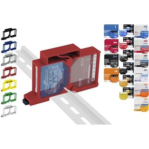 Shelly Hutschienenhalter PW3D Print Worth - Supporto per binario 3D PWG3-Dual per 32 Shelly: 1,1PM,2PM,Shutter,1L,2L,EM,i4,i4DC,i4LR,Dimmer,Dimmer Dali,RGBW PM (Wave/Plus,G3,G4) (Rosso-Prime)