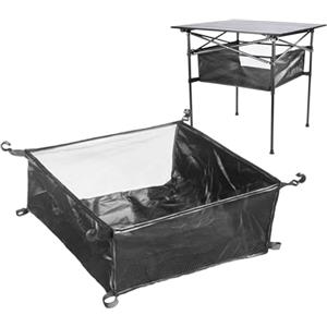 Generic Organizzatore da campeggio - Borsa a rete pieghevole per esterni | | Cestino da tavolo | Giocattolo ausiliario portatile per tavolo quadrato, attrezzatura da picnic, viaggi