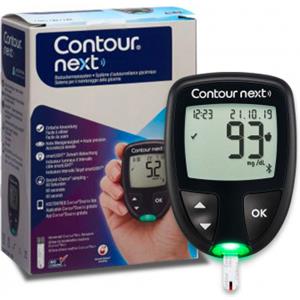 Contour - Next Glucometro Sistema Per Il Monitoraggio Della Glicemia Confezione Kit