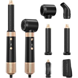 Sendowtek Air Styler 6 in 1, Multi Spazzola Asciugacapelli per Donna 950W | 3 Temp, Con Arricciacapelli Spazzola Ad Aria Calda Bocchetta Styling Asciugacapelli. Hairstyler per Ricci Lisciante Asciugare