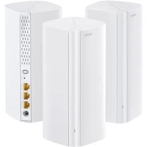 Tenda Nova MW3-3Pack (300m², FE), Dual Band AC1200, 2 Porte Ethernet 100Mbps, Modalità Router e Access Point, Parental Control, 3 Pezzi con Copertura Fino a 300㎡