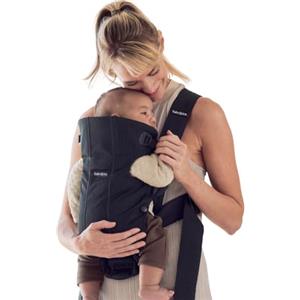 BabyBjörn Marsupio Mini Mesh 3D, Nero | Per neonati, 0-12 mesi (3,2-11 kg), ergonomico e facile da usare