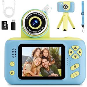 Makolle Fotocamera per bambini 3-12 anni HD con schermo