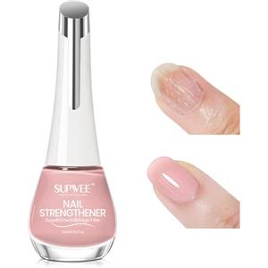 SUPWEE Smalto per unghie Quick Dry, smalto rinforzante unghie normale | Rosa nude per la cura quotidiana delle unghie, smalto forte e crescente, 16 ml