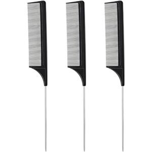 Eupneicu Pettine da parrucchiere, pettine da parrucchiere, pettine in fibra di carbonio, antistatico, resistente al calore, per diversi tipi di capelli, per donne e uomini