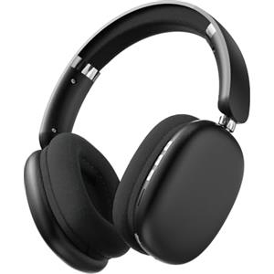 SUNJOM Cuffie Bluetooth Over-Ear, Hi-Fi Stereo, 30H Autonomia, Vivavoce con Microfono, Assistente Vocale, Radio FM per Sport, Viaggio, Lavoro (Nero)