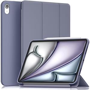 Vancle Cover per iPad Air 11'' M3 (2025) /M2 (2024)/ iPadAir Cover 5th, Custodia per iPad-Air 5a/4a Gen 10,9" (2022/2020), Copertura Posteriore Flessibile TPU con Supporto per Matite, Trifold Stand