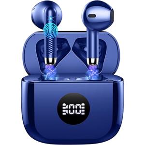 zakotu 2026 Cuffie Bluetooth 5.4, 2026 HiFi Stereo Cuffie | 40 Ore di Autonomia, 4 Microfoni ENC per Chiamate Nitide, LED Display, Compatibili con iOS e Android, IPX7