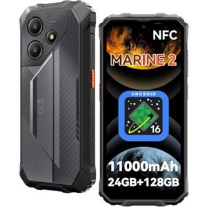 OSCALNEX Rugged Smartphone 11000mAh, 24(8+16)GB+128GB/2TB Telefono Indistruttibile | Android 16 Smartphone Rugged, Display 6,56" HD+ 90Hz, IP68/IP69K/MIL-STD-810H, Dual SIM/NFC/Face ID/OTG/GPS, 3 Anni Garanzia