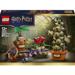 LEGO Harry Potter Piante di erbologia di Hogwarts 76474 | Giochi per ragazze e ragazzi da 12 anni, giocattolo interattivo, piante finte, fiori in vaso, idea regalo, 817 pezzi