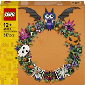 LEGO Ghirlanda di Halloween 40825 | Giochi per ragazze e ragazzi da 12 anni, addobbo con pipistrelli, zucche, fantasmi e ragnatele, idea regalo, 617 pezzi