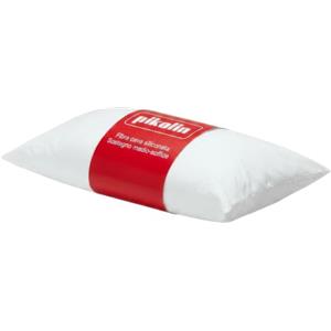 PIKOLIN Cuscino Lungo Antiacaro Fibra Cava Siliconata 50x90 cm | tessuto 100% cotone, imbottitura 100% poliestere extra morbida, lavabile a 40 °C