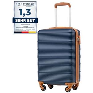 COOLIFE Valigia Bagaglio a Mano Ryanair 55x35x20, Trolley Bagaglio a Mano | Valigia per Viaggi Brevi, Leggera in ABS+PC, Lucchetto TSA, Cerniera YKK, Maniglia Telescopica, Ruote Girevoli a 360°