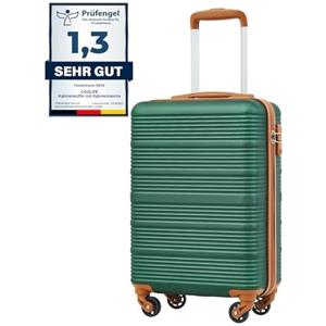 COOLIFE Valigia Bagaglio a Mano Ryanair 55x35x20, Trolley Bagaglio a Mano | Valigia per Viaggi Brevi, Leggera in ABS+PC, Lucchetto TSA, Cerniera YKK, Maniglia Telescopica, Ruote Girevoli a 360°