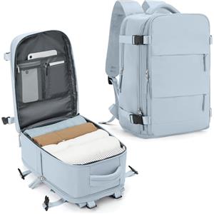 SZLX Zaino Ryanair 40x30x20 Sottovuoto con Pompa Zaino da Viaggio 40x30x20 Wizzair Vueling Bagaglio a Mano Donna Uomo Borsa da Cabina Aereo Borsa da Viaggio Aereo con porta USB e Scomparto per Scarpe