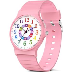 TENOCK Orologio analogico bambini 30m sottile morbido leggibile sportivo 5-15 anni regalo compleanno