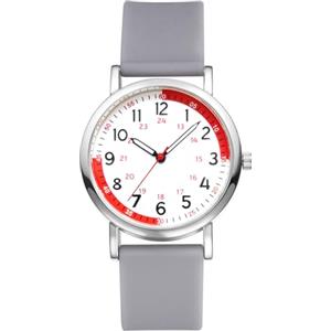 OIDEA Orologio Polso Donna Analogico: Cinturino Regolabile in Silicone Morbido Quadrante al Quarzo - 24 Ore Numeri Arabi Misuratore Medico di Conteggio degli Impulsi