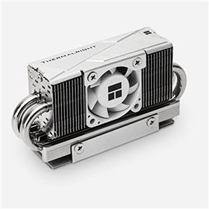 Thermalright TR HR10 2280 PRO SSD Heatsink Cooling, dissipatore di calore a doppia faccia, 4 × 5 mm Heatpipes, con piccola ventola PWM ad alta velocità, pastiglia termica in silicone per SSD 2280 PC e computer