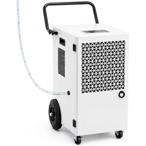 Megonia 120L/Giorno Deumidificatore Elettrico a Compressore: Deumidificatori Professionale con Pompa e Tubo di Scarico, Zona 300m²/600m³ Timer 24H, Controllo Dell'Umidità