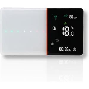MelkiSmart Wi-Fi Thermostat - Termostato Touchscreen Programmabile per il Riscaldamento o il Condizionamento Dell'aria - Controllo a Distanza dal Cellulare, Compatibile con Alexa, Google Home e IFTTT